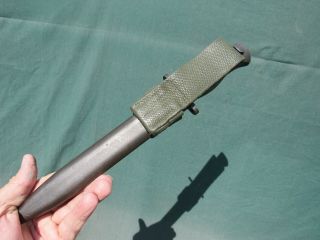 CANADIAN FN STERLING FAL C1 / C2 BAYONET WITH FROG stamped 1956 EARLY DATE 9