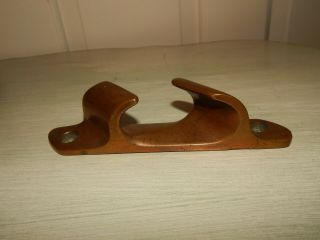 Vintage Solid Bronze / Brass Boat Cleat / Chock 6.  75 "