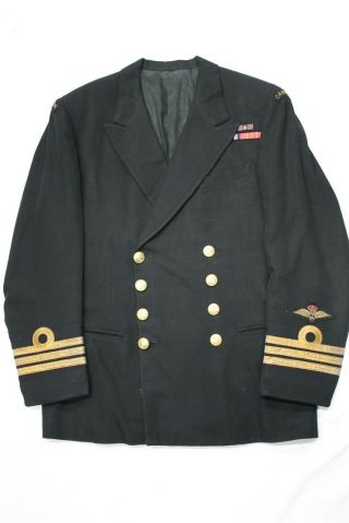 Canadian Navy Rcn Officers Service Dress Jacket Named With Pilots Wings