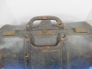 Antique Large Authentic Leather Doctor Style Bag and Tote 23 