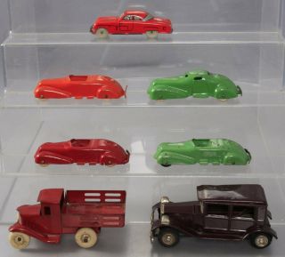 Vintage Pressed Steel & Tin Model Cars And Trucks [7]