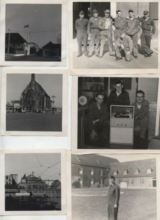 1954 Nuremberg Germany Pictures Photos Herzo Base Army Military Soldiers Church
