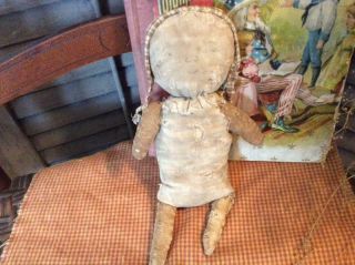 10 " 2016 N.  Young Folk Art Stuffed Rag Doll - Reserved For Newworldautosales