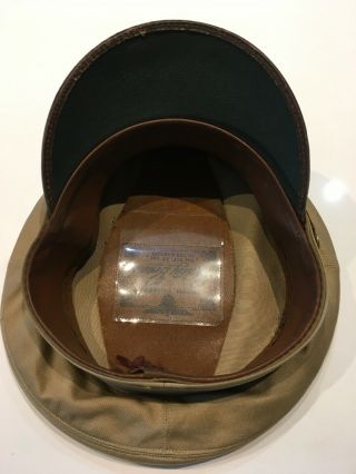 Very Good WWII U.  S.  Army Service Cap Hat Size SUMMER 7 1/8 WW2 3