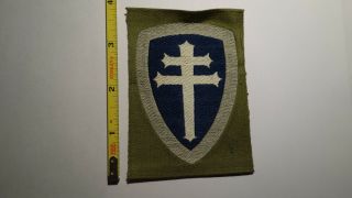 Extremely Rare Wwi 79th Division Cross Of St.  Lorraine Liberty Loan Style Patch