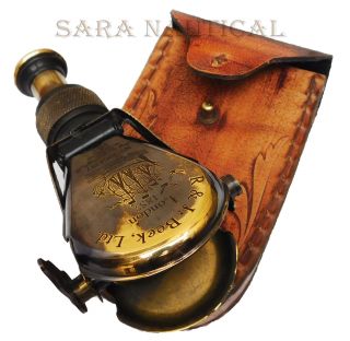 Old Antique Brass Monocular Binocular Telescope Vintage Nautical Spyglass