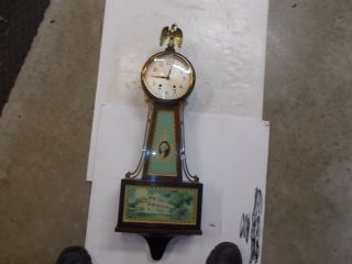 Seth Thomas " Crandall " 8 Day T&s Banjo Clock Circa 1930