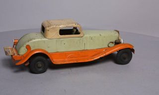 Girard Pressed Steel Deluxe Coupe Wind - Up Toy 5