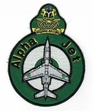 Vintage Nigerian Air Force Squadron Patch Alpha Jet Rare