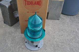 Tideland Maxlumina Ml - 155 Navigational Buoy Lantern Beacon Green Lens