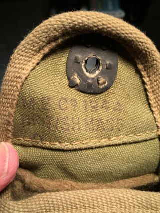 VINTAGE RARE 1943 WW2 US ARMY CANTEEN WITH CASE 11