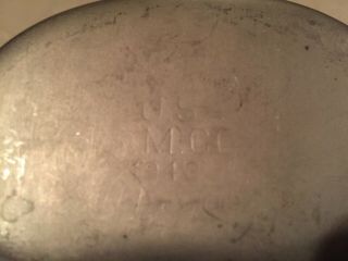 VINTAGE RARE 1943 WW2 US ARMY CANTEEN WITH CASE 3