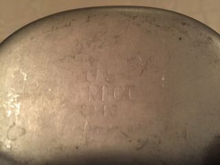 VINTAGE RARE 1943 WW2 US ARMY CANTEEN WITH CASE 4