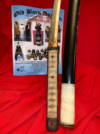 Japanese Samurai Sword Katana Edo Rare Blade Wwii Us Military Captured No Tsuba