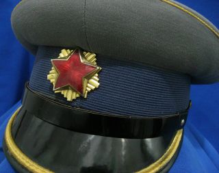 Yugoslavia Serbia Sfrj Police Visor Cap With Badge