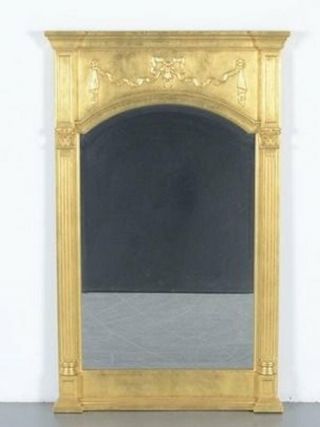 Gorgeous Large French Trumeau Style Mirror