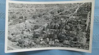 1900s Georgetown Colorado Print Birds Eye Photograph - Silver Mining Town