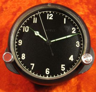 Soviet Cockpit Clock 122 Chs Military Aviation Chronograph Aircraft Mig Russian