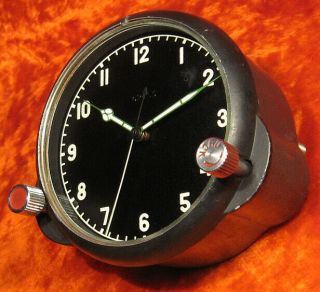 SOVIET COCKPIT CLOCK 122 CHS MILITARY Aviation CHRONOGRAPH AIRCRAFT MIG Russian 2