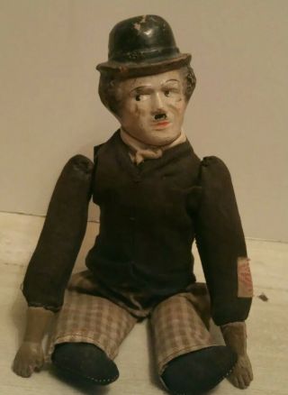 Rare Vintage Antique 1918 Charlie Chaplin Gee Tumbling Toys - Wind Up Toy - Gund 10