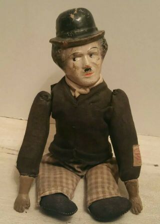 Rare Vintage Antique 1918 Charlie Chaplin Gee Tumbling Toys - Wind Up Toy - Gund