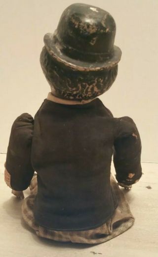 Rare Vintage Antique 1918 Charlie Chaplin Gee Tumbling Toys - Wind Up Toy - Gund 6