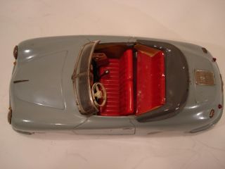 Distler (Germany) Gray Porsche 356 Cabriolet Tinplate/Electric 1:15 3