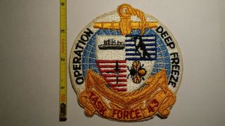 Extremely Rare Antarctica Operation Deep Freeze Task Force 43 Usn Patch.  Rare