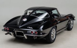 1 1963 Vette Corvette Sport Car 43 Chevrolet 18 Vintage 24 Carousel Black 12 2