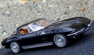 1 1963 Vette Corvette Sport Car 43 Chevrolet 18 Vintage 24 Carousel Black 12 6