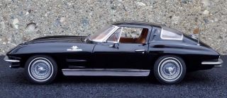 1 1963 Vette Corvette Sport Car 43 Chevrolet 18 Vintage 24 Carousel Black 12 7