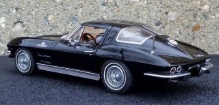 1 1963 Vette Corvette Sport Car 43 Chevrolet 18 Vintage 24 Carousel Black 12 8