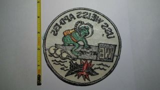 Extremely Rare 1950 ' s USS Weiss (APD - 135) Fast Transport Ship Patch. 2