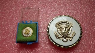 Vintage United States Vice President Medal Badge Group Army Navy