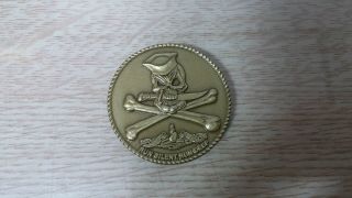 RARE Vintage US Navy USS FLORIDA SSBN - 728 SUBMARINE Challenge Coin Military 2