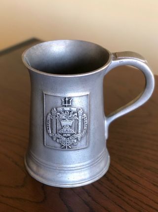 U.  S.  Naval Academy Pewter Mug Beer Stein Ex Scientia Tridens 3