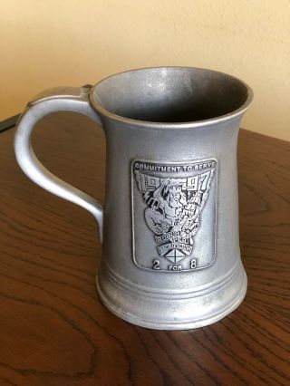 U.  S.  Naval Academy Pewter Mug Beer Stein Ex Scientia Tridens 7