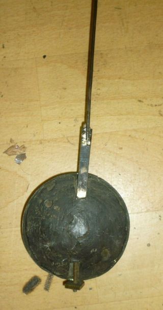 Antique Longcase Grandfather Clock Brass Faced Pendulum Ready To Use 3