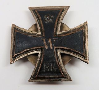 Ww1 German Prussia 1914 Iron Cross Order Crown Medal Imperial Badge Wwii Knight