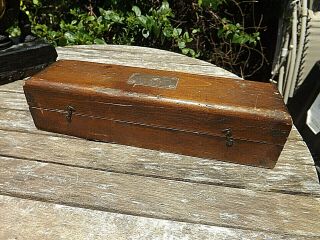 Antique Cased Nautical Marine Instrument In Wooden Case Brown Bros & Co Ltd