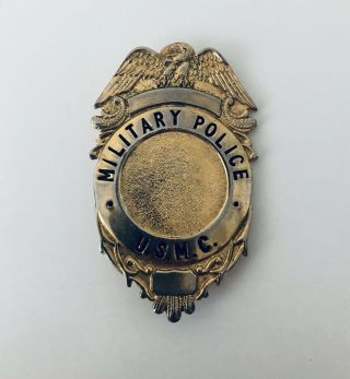 Vintage U.  S.  Marine Corps Military Police Badge,  2.  5 Inches Length 3