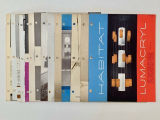 1961 - 62 Habitat Inc.  Lighting Catalogs,  Mid - Century Modern Design