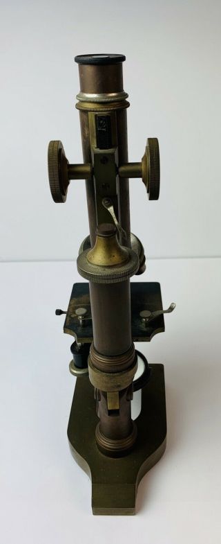 Antique Bausch & Lomb Brass Microscope 4