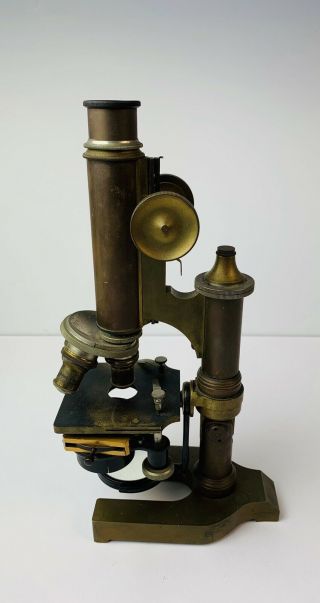 Antique Bausch & Lomb Brass Microscope 5