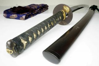 Japanese 87.  7cm Katana Sword Wazamono " Kanesada包貞 " 330yr Antique Samurai Nihonto