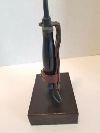 French M1956 E - RM Bayonet w/ Scabbard & Desk Display for M1949/56 Rifle 3