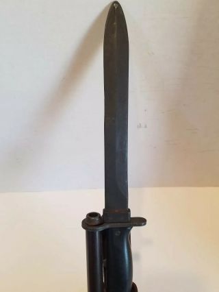 French M1956 E - RM Bayonet w/ Scabbard & Desk Display for M1949/56 Rifle 7