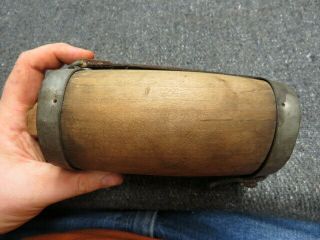 WWI ITALIAN ARMY MODEL 1907 WOODEN CANTEEN - - RARE 4