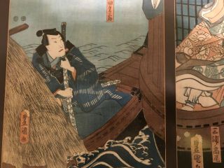 19th Century Ukiyo - e,  Japanese Woodblock Print by Utagawa Kuniyoshi, 3