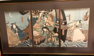 19th Century Ukiyo - e,  Japanese Woodblock Print by Utagawa Kuniyoshi, 6